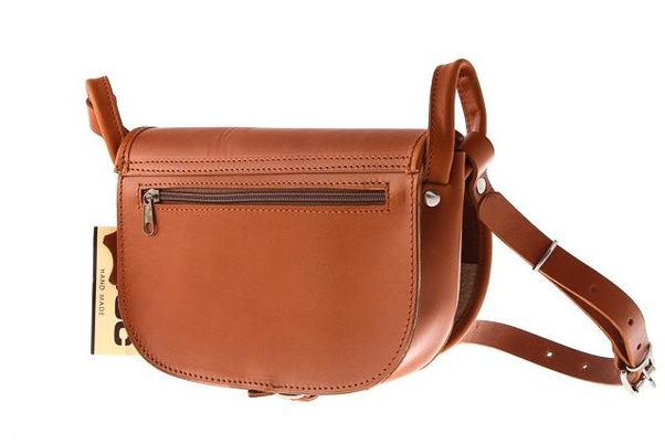 Torebka listonoszka skóra KEMER VOOC Vintage P26 Czarna