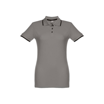 THC ROME WOMEN. Damski slim fit polo t-shirt