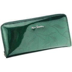 Portfel damski skórzany PIERRE CARDIN 02 LEAF 119 Zielony