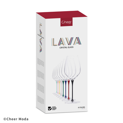 Kieliszek do wina Lava Glass zielony