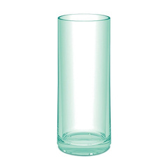 Szklanka wysoka Cheers M transparentna zielona 3407653