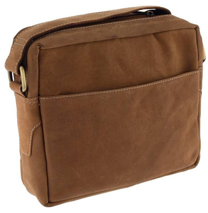 Skórzana męska listonoszka na ramię