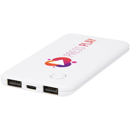 Slender smukły podwójny powerbank o pojemności 4000 mAh