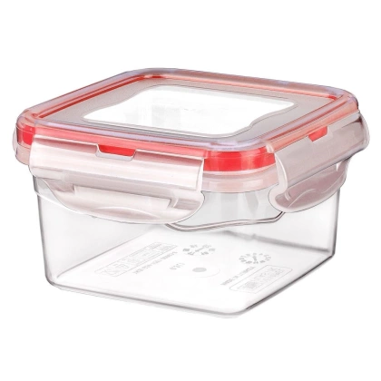 Pojemnik plastikowy 300ml KWADRAT SAVER BOX z pokrywką