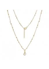 Naszyjnik ślubny Kryształ górski 925