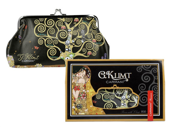 Portfelik duży - G. Klimt, Drzewo życia (CARMANI)