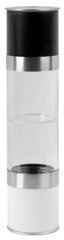 Młynek do soli i pieprzu BOTH TOGETHER, biały, czarny, srebrny