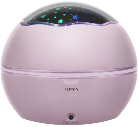 Lampka nocna z projektorem- różowa LP16859