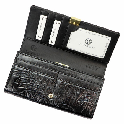 Portfel damski skórzany PELLUCCI HL-100 	Czerwony