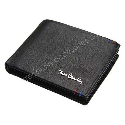 Portfel męski skórzany PIERRE CARDIN CD TILAK22 325 RFID Czarny