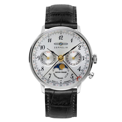 Zegarek Zeppelin LZ129 Hindenburg 7037-1 Quarz Srebrny