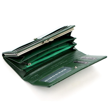 Portfel damski skórzany PELLUCCI FF-100 Brązowy