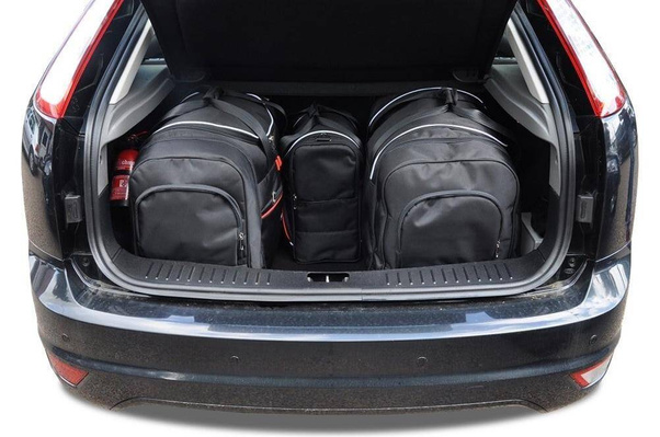 FORD FOCUS HATCHBACK 2004-2011 TORBY DO BAGAŻNIKA 4 SZT KJUST