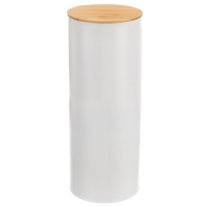 Pojemnik kuchenny na spaghetti metalowy / puszka biała WHITELINE 28,5 cm