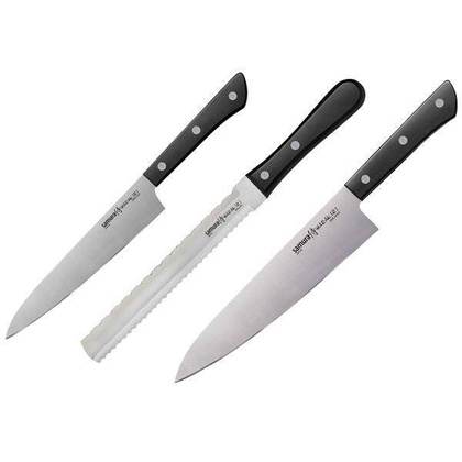 Zestaw 3 noży kuchennych Samura Harakiri 0230B