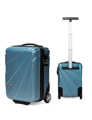 Bardzo mała walizka PELLUCCI RGL 885 XS 40x25x20 Niebieski metaliczny