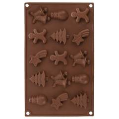 Forma silikonowa do pieczenia ciastek na praliny świąteczna Boże Narodzenie