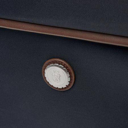 Plecak Button Navy & Brown