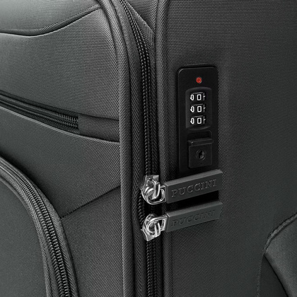 Mała kabinowa walizka PUCCINI KOS EM50255C 4B Szara