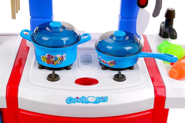 Kuchnia dla dzieci FUNFIT KIDS Czerwono Niebieska