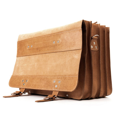 BIG torba biznesowa skórzana KEMER VOOC TC12 Camel Edycja Limitowana