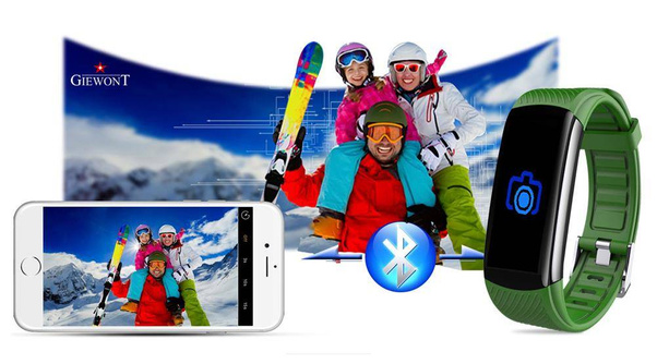 Smartband Giewont GW200-5 + Dodatkowy pasek  zielony