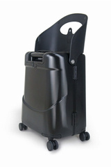 Duża walizka podróżna z siedziskiem dla dziecka Black MiaMily