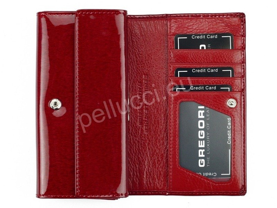 Portfel damski skórzany PELLUCCI PT-107 Niebieski