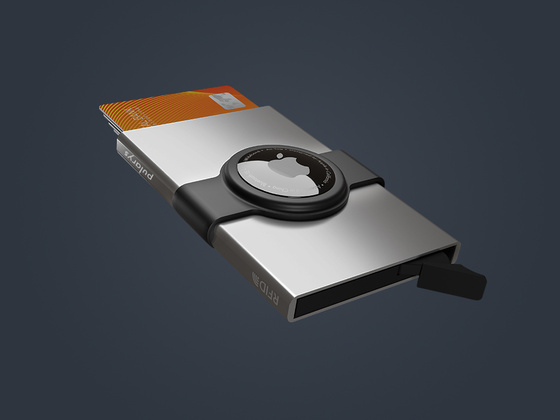 Etui na karty kredytowe RFID ZEN  z uchwytem na AirTag 2157