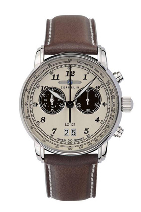 Zegarek Zeppelin LZ127 8684-5 Quartz Beżowy