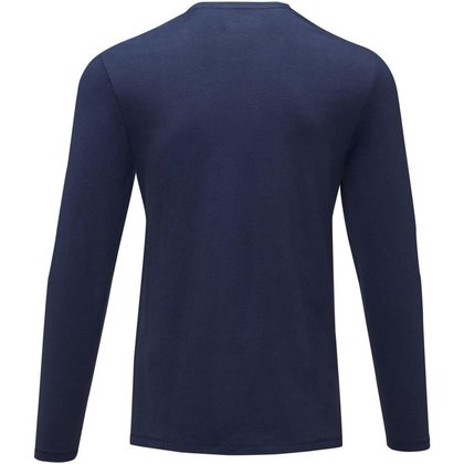 Męski T-shirt organiczny Ponoka z długim rękawem
