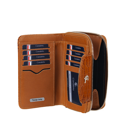 Personalizowany damski portfel skórzany Canaletto PD1445s262 RFIDPS