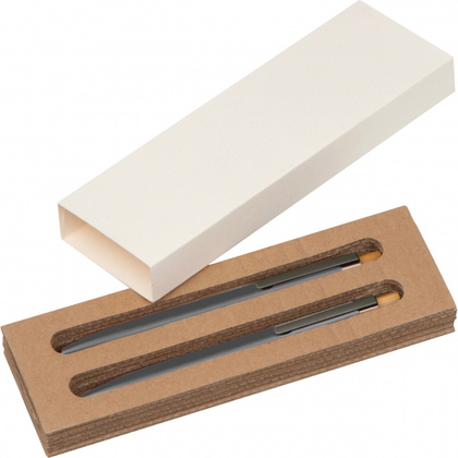 Zestaw piśmienny długopis półżelowy i ołówek automatyczny