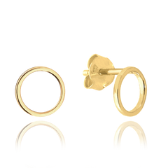 MINET Złote kolczyki pierścienie Au 585/1000 0,85g