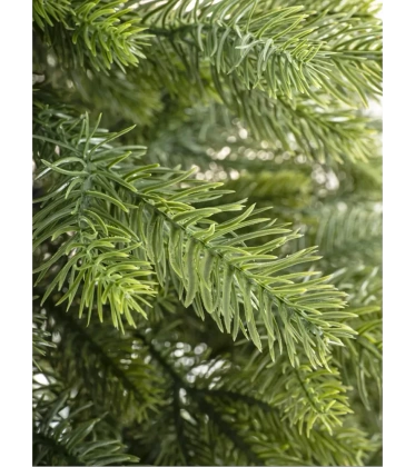 Choinka sztuczna PE01 220 cm zielona z metalowym stojakiem  jasnozielona silikonowa