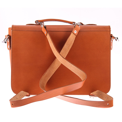 TECZKA SKÓRZANA 3W1 KEMER VOOC Vintage  P13 BRĄZOWA