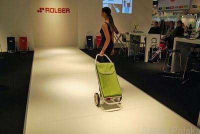 Wózek na zakupy ROLSER COM 8 Tweed Polar Malva