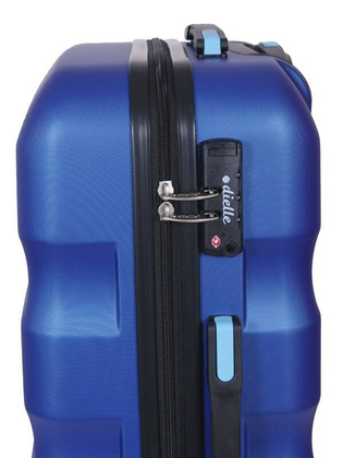Duża walizka DIELLE 150 Granatowa