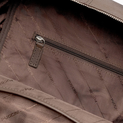 Skórzany plecak damski PUCCINI ROYAL COLLECTION LGD3223 2 Brązowy