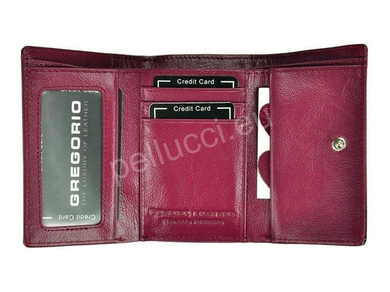 Portfel damski skórzany PELLUCCI GF117 Popiel