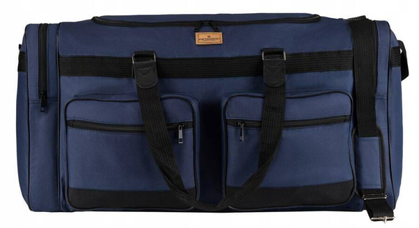 Duża, turystyczna torba podróżna z poliestru