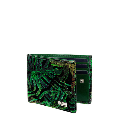 Zielony portfel damski BajuBaj – ochrona RFID, naturalna skóra i wyjątkowy styl PD1167s161270 RFID