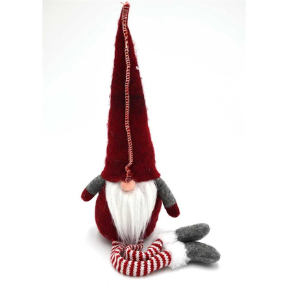 Skrzat dekoracyjny 30+15 cm - czerwony