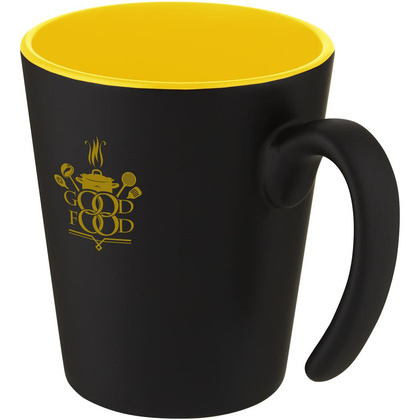 Kubek ceramiczny Oli o pojemności 360 ml z uchwytem