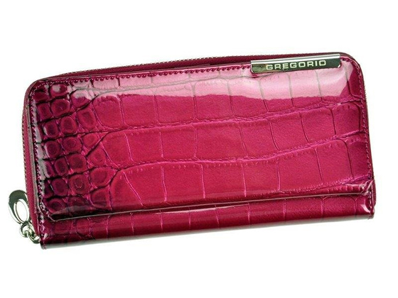 Portfel damski skórzany PELLUCCI BC-111 Jagoda