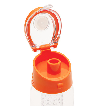 Bidon UPOMINKARNIA Frutello 700 ml Pomarańczowy/Transparentny