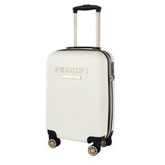 Mała kabinowa walizka PUCCINI LOS ANGELES ABS017C 0 Biała