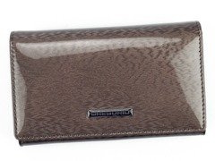 Portfel damski skórzany PELLUCCI PT-101 Popiel