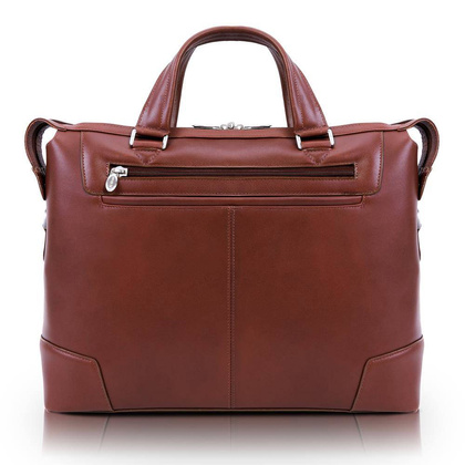 Torba męska skórzana na laptopa 17" MCKLEIN Arcadia Brązowa