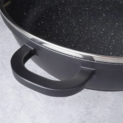 Patelnia granitowa rondel 24 cm GRANDE gaz indukcja